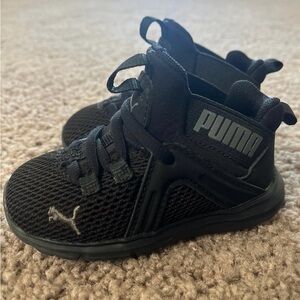 Puma Kids Black Sneakers
